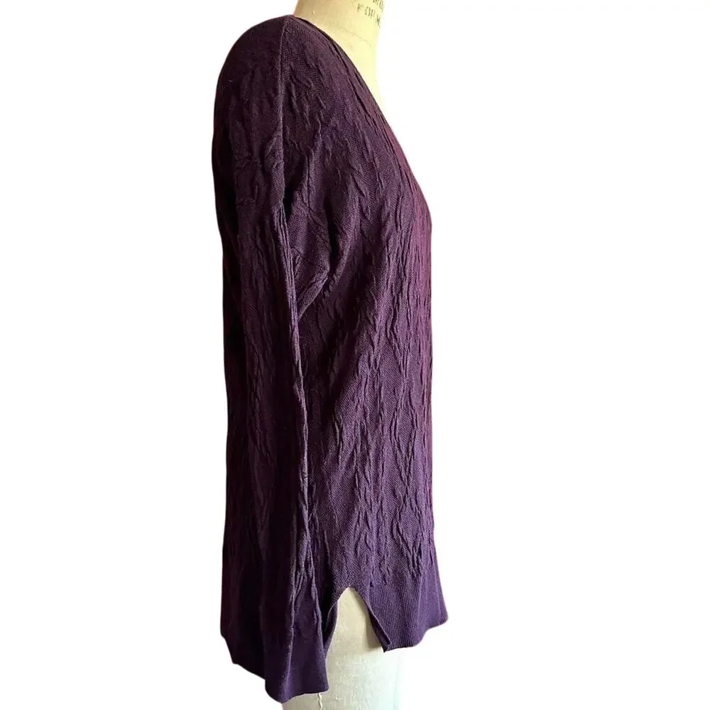 Womens Sweater Size Large Purple Casual Everyday Wear Business Casual